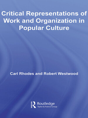 cover image of Critical Representations of Work and Organization in Popular Culture